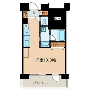 エフィーナ南麻布【2階】の間取り
