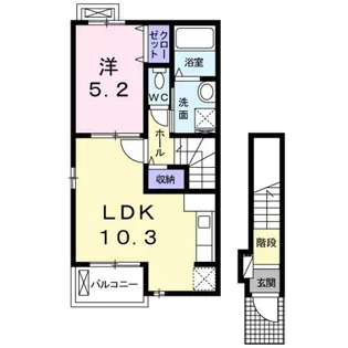 T’s ヴィラ【2階】の間取り