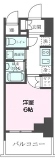 クレストコート靱公園 THE CLASS【5階】の間取り