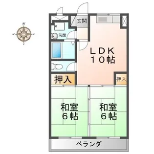 シンメイビル【3階】の間取り