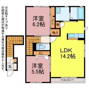 サニーコート高師【2階】の間取り