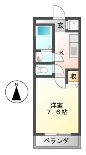 パーシモンフィールド【2階】の間取り