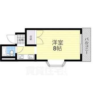ライブハイツ高田【3階】の間取り