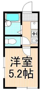 マーレ五反野【1階】の間取り