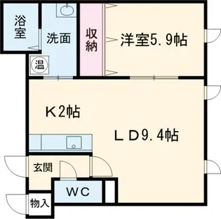 Grampia6-2【1階】の間取り
