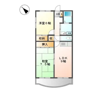 ハーモニー和合II【3階】の間取り