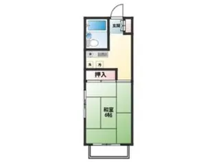 ツインハイツ鷺宮【2階】の間取り