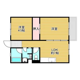 シャトレー石澄part1【1階】の間取り