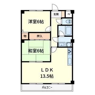 ニューハイツ【2階】の間取り