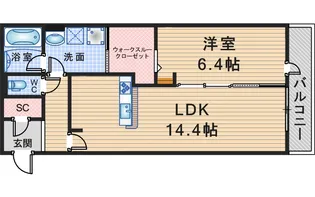 Daiwa City Nakasakurazuka【1階】の間取り