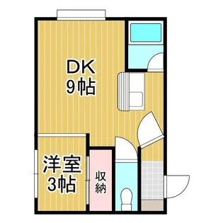 プロム93【2階】の間取り