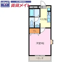 フェニックスグリーン【2階】の間取り