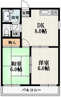 ファミール藤【1階】の間取り