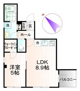 プリムヴェール【2階】の間取り