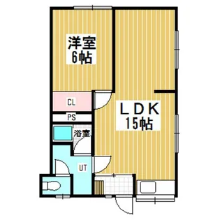 Lapin Blanc B【2階】の間取り