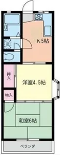 ハイツ・リバーサイドII【2階】の間取り