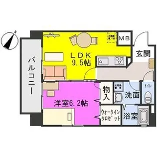 三川ビル【7階】の間取り