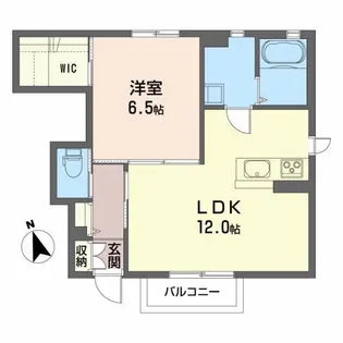 レフィシアII【1階】の間取り