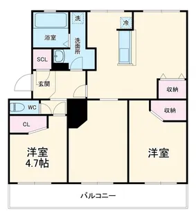 天野ハイツ【1階】の間取り