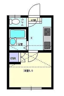 牛島第一アパート【1階】の間取り
