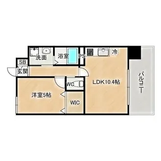 マンションはりげん【3階】の間取り