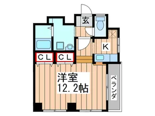 コーポ上田【6階】の間取り