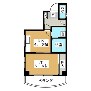 ジョイフル北千種【3階】の間取り
