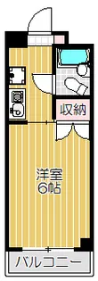 パークシティ戸越【3階】の間取り