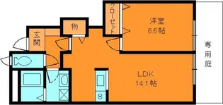 ラッペル【1階】の間取り