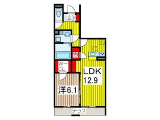 CAMELOTII【3階】の間取り