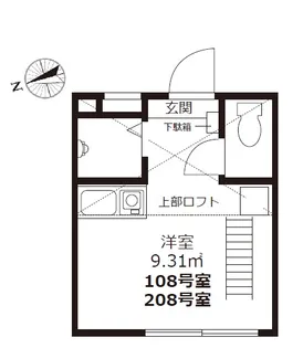 ideal戸越銀座【1階】の間取り