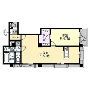 メルローズコート【2階】の間取り
