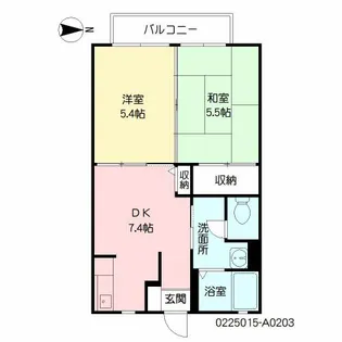 メゾンセフィラ【2階】の間取り
