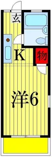 コーポ渡邊【2階】の間取り