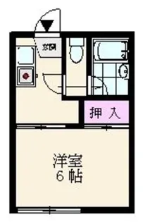 泉ハイツ【2階】の間取り