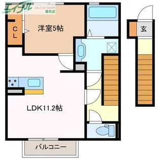 エトワールIII【2階】の間取り
