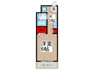 SHARON ROSE【1階】の間取り