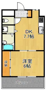 神奈川県横浜市港北区綱島西1【マンション】の間取り