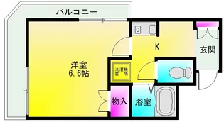 北本町プラザII【3階】の間取り