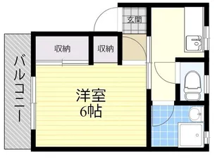 ビューハイム新川【3階】の間取り