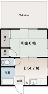神奈川県横須賀市武2【アパート】の間取り