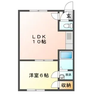 Mハイツ若草2【2階】の間取り