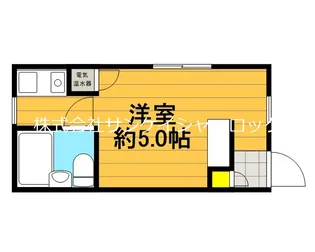 メゾン・ド・ノア国立東【1階】の間取り