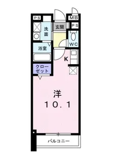 クレールメゾン【1階】の間取り