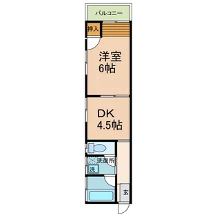 ドルフィン藤塚【3階】の間取り