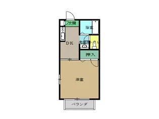 エスポワール【1階】の間取り