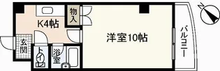 リスティア中筋【2階】の間取り