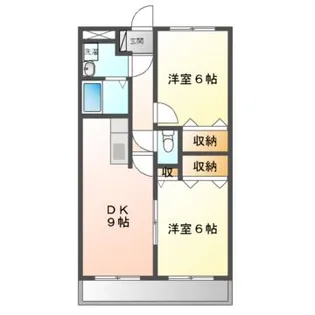 メゾン・ド・エール【2階】の間取り
