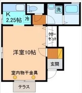 セントルイン九番館【1階】の間取り