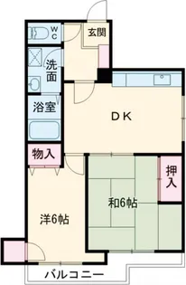 ミレニアムパレス【3階】の間取り